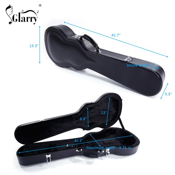 Black Molded Hard Case for Electric Guitar Q39243