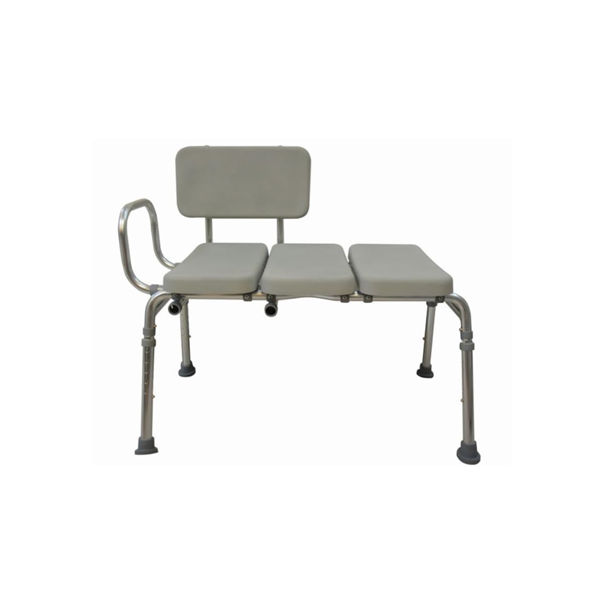 Padded Transfer Bench 300 lbs Capacity Height Adjustable H115409