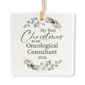 Ceramic 3-inch Square-Shaped Ornament L262606