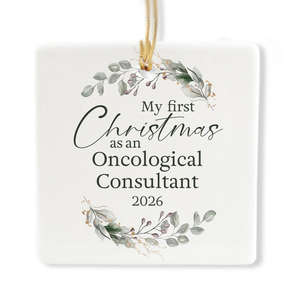 Ceramic 3-inch Square-Shaped Ornament L262606