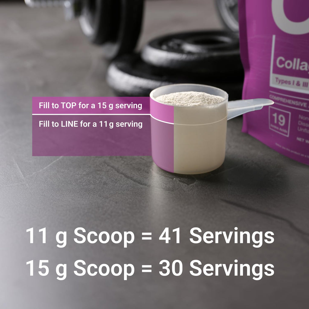 Hydrolyzed Collagen Peptides Powder 30 Servings W4108