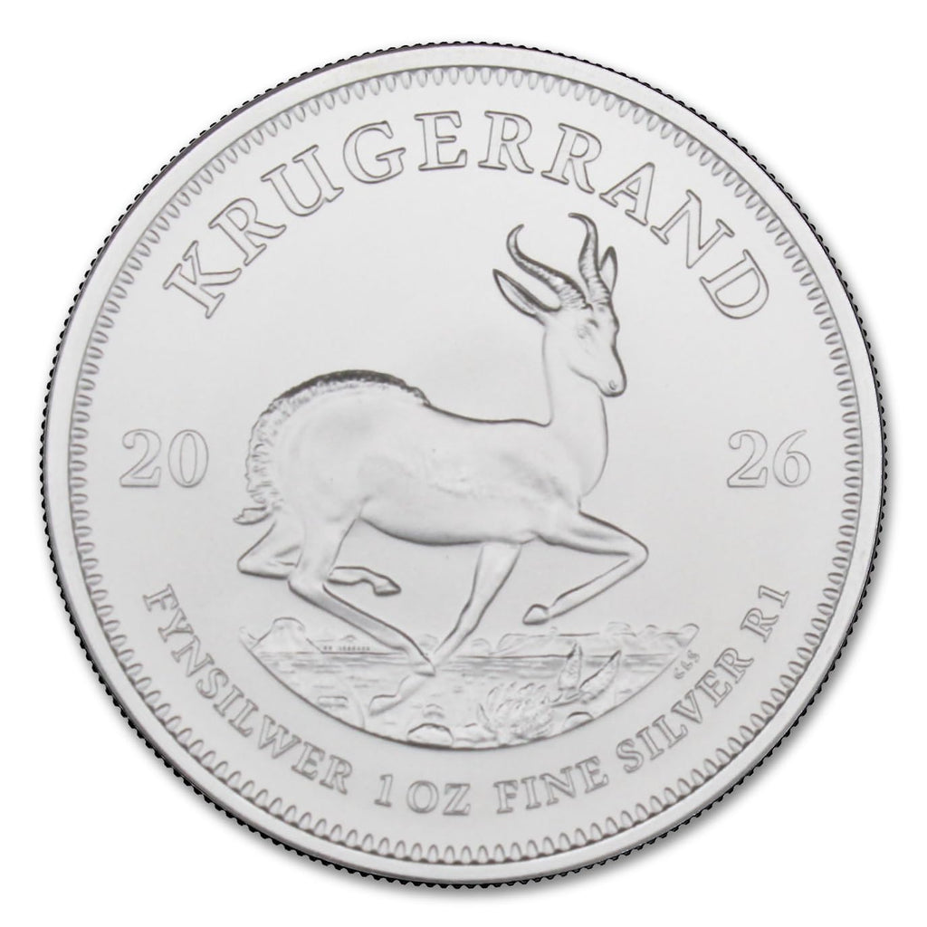 1 oz South African Silver Krugerrand Coin E33292