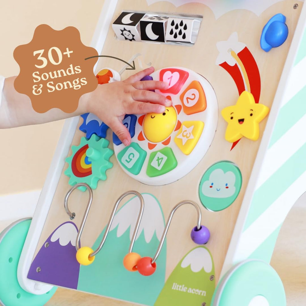Wooden Baby Walker with Music & Lights A7857