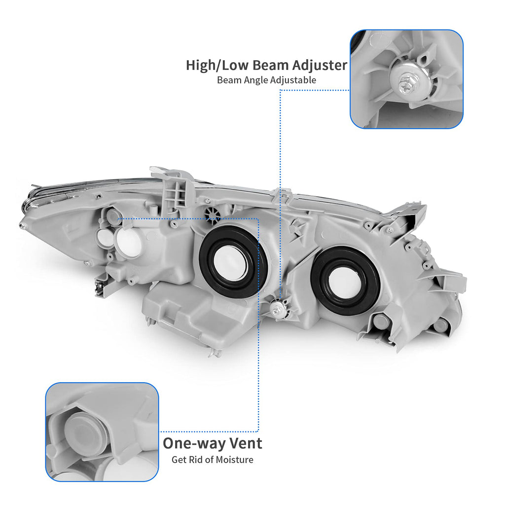 Headlight Assembly Chrome R21027