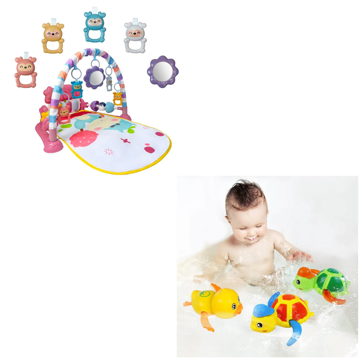 Baby Gym Play Mat and Bath Toys Z83278