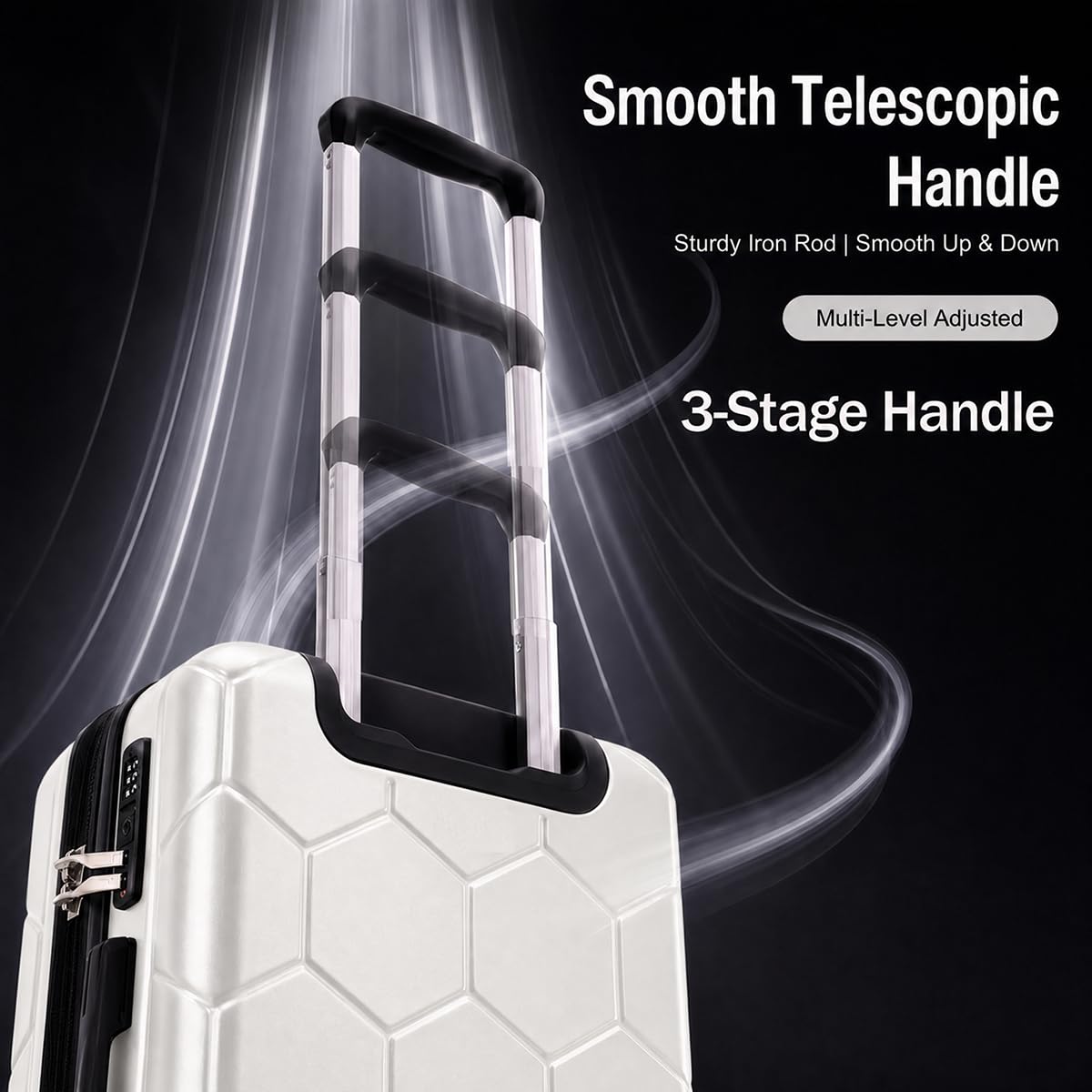 20 Inch Hardshell Expandable Carry On Luggage with TSA Lock E5429