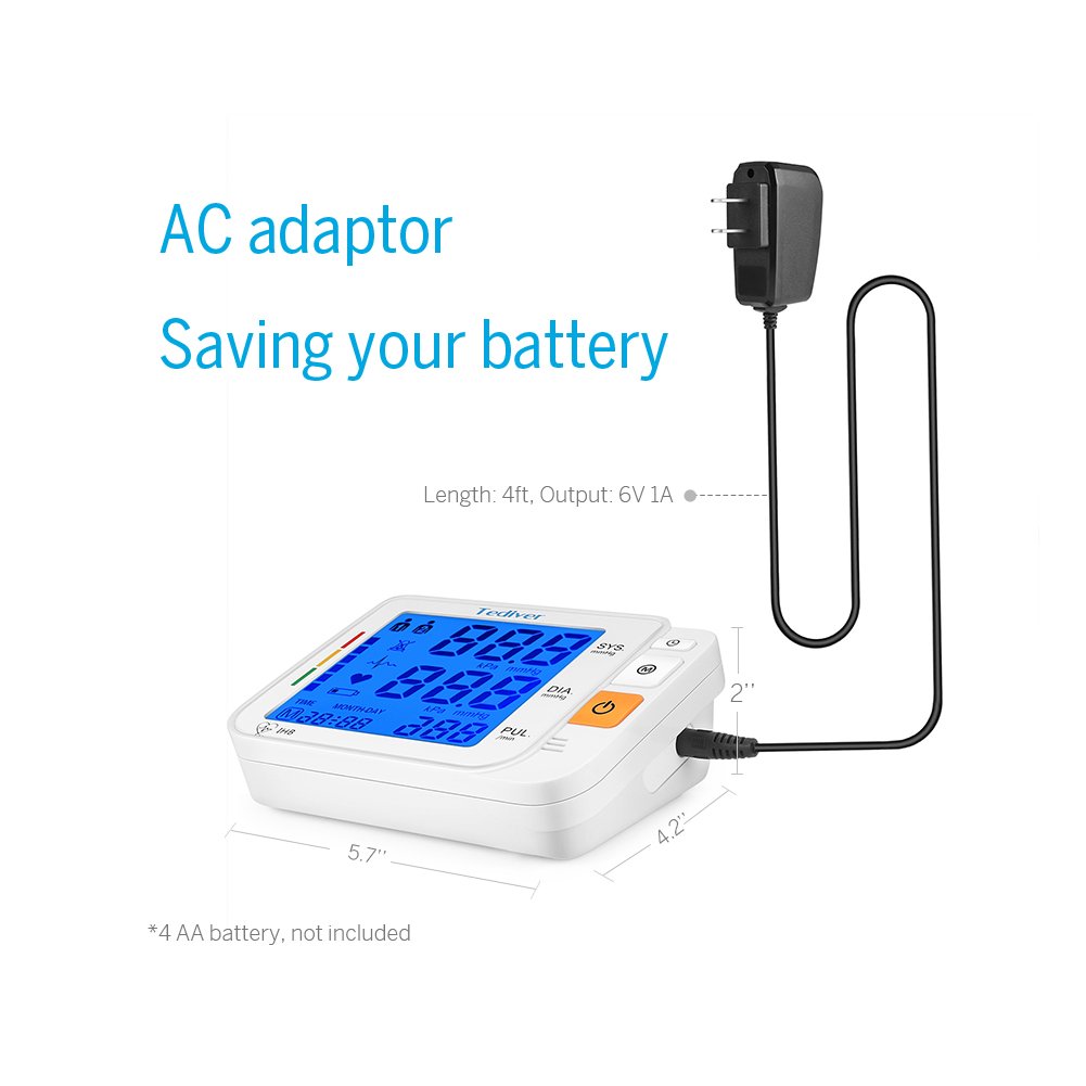 Digital Blood Pressure Monitor, Large Cuff, Upper Arm Blood Pressure Machine J5890