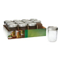 16 Oz Wide Mouth Glass Mason Jars with Lids & Bands, 12-Pack D485