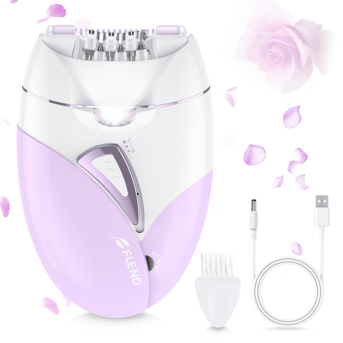 2-Speed Adjustable Epilator with 36 Tweezers D675348