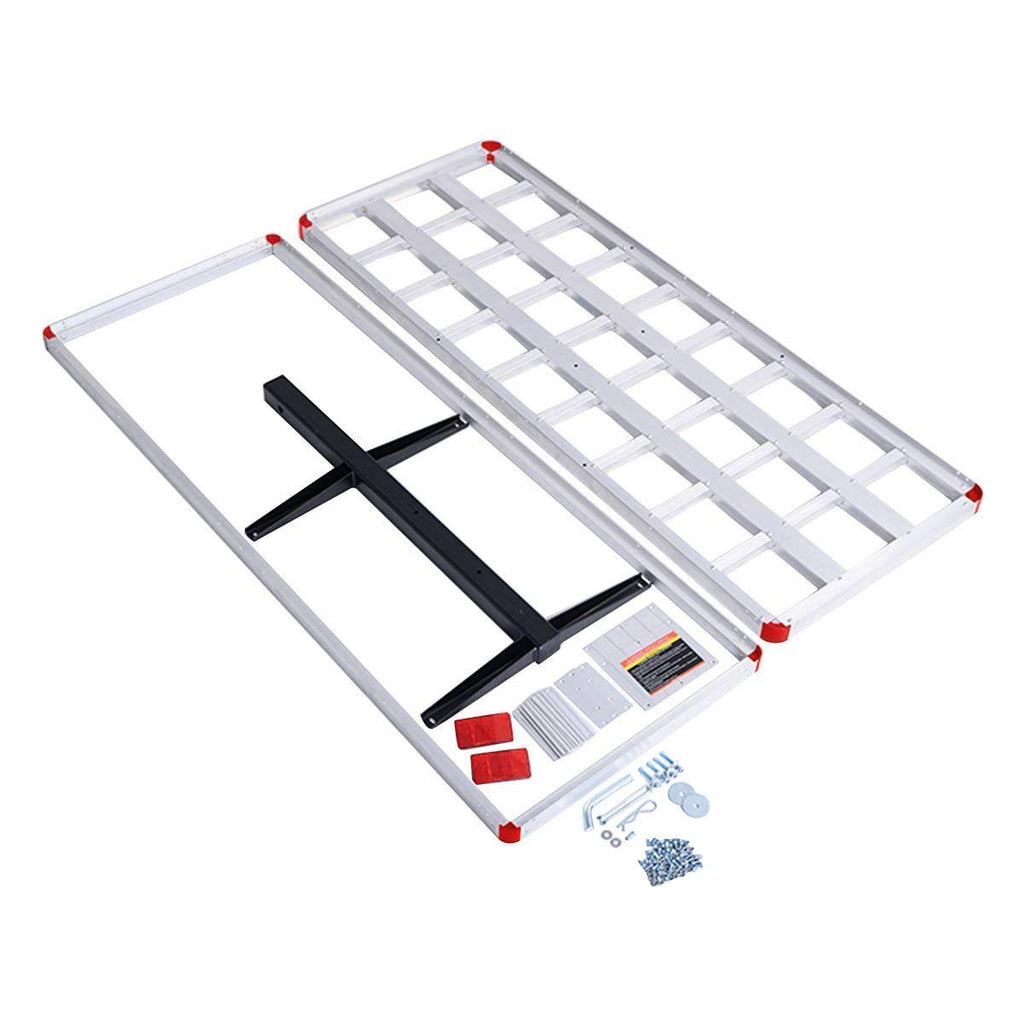 Aluminum Hitch Mount Cargo Carrier 60" x 22" 500LBS Q76839