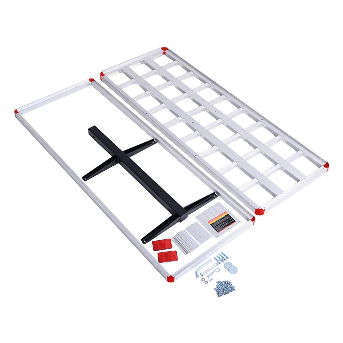 Aluminum Hitch Mount Cargo Carrier 60" x 22" 500LBS Q76839