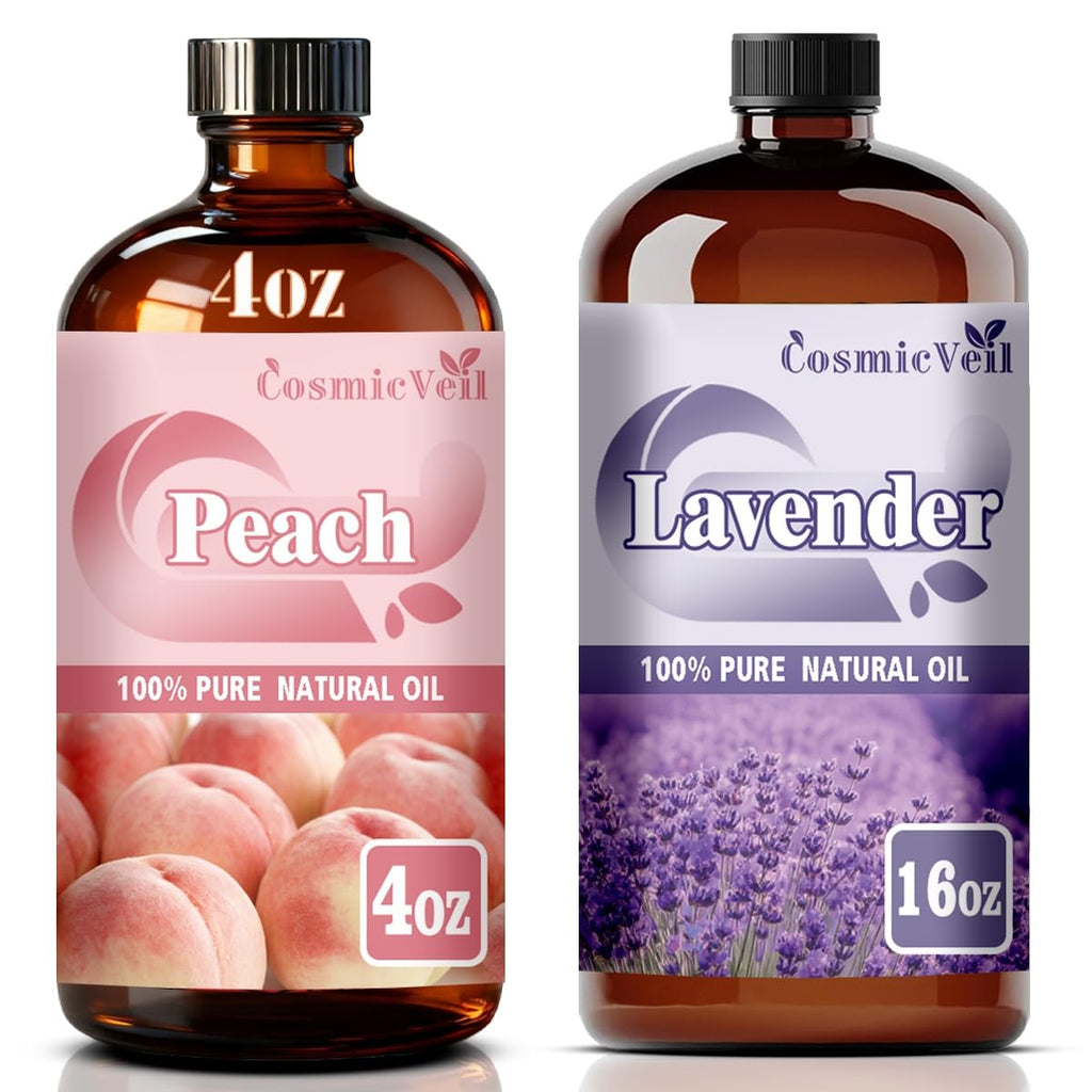 Peach 4 Fl Oz and Lavender 16 Fl Oz Essential Oil E748155