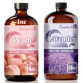 Peach 4 Fl Oz and Lavender 16 Fl Oz Essential Oil E748155