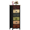 Tall 6 Drawer Fabric Dresser L688
