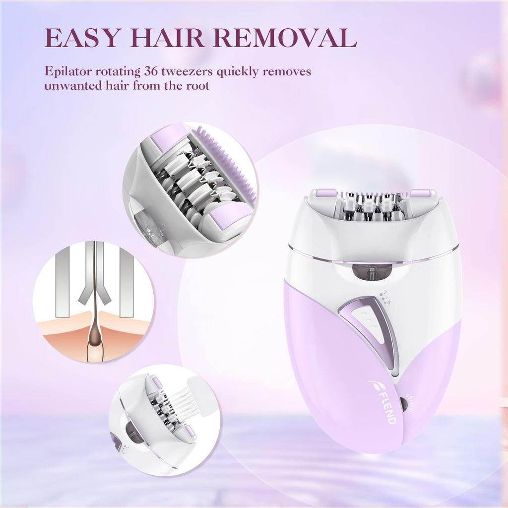 2-Speed Adjustable Epilator with 36 Tweezers D675348