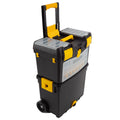 Rolling Tool Box with Wheels, Foldable Handle, and Removable Top Q5309