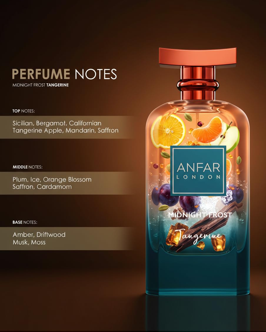 Tangerine Eau de Parfum 100ml Citrus Amber Musk Fragrance L282455