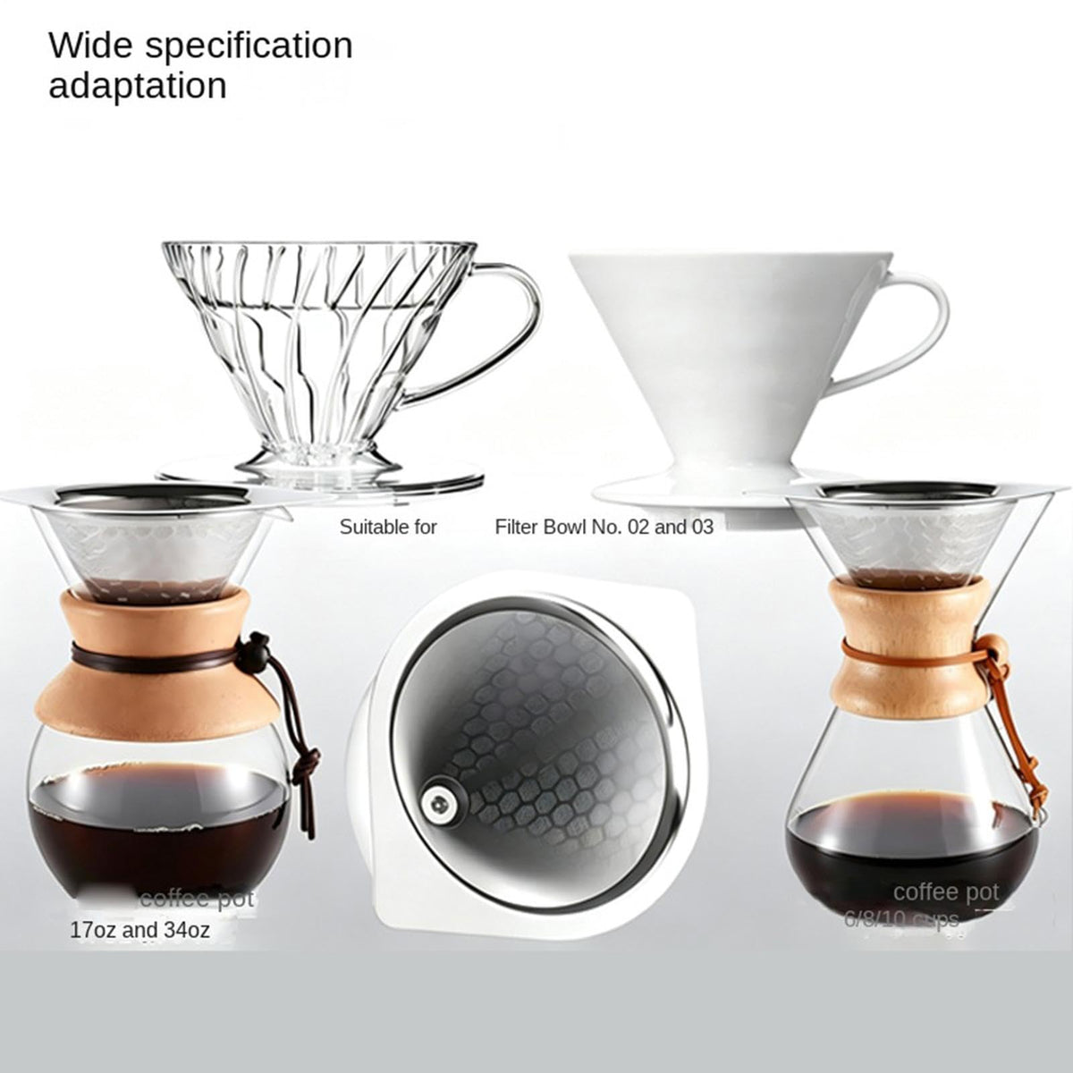 Stainless Steel Drip Coffee Filter S386