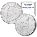 1 oz South African Silver Krugerrand Coin E33292