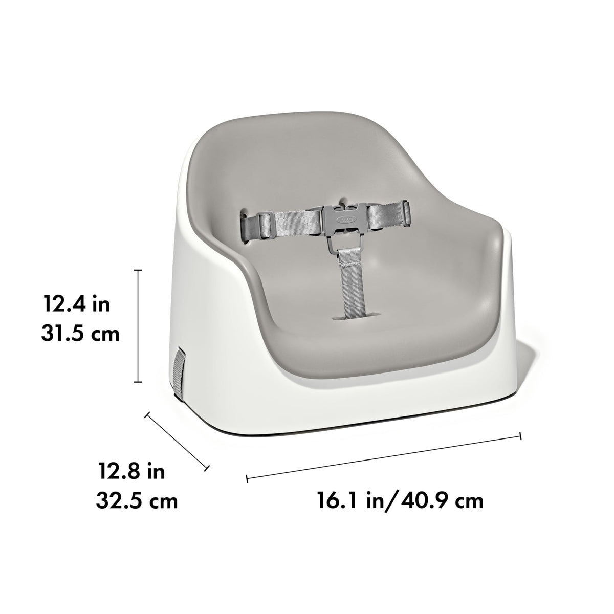 Gray Toddler Booster Seat with Removable Cushion W575480