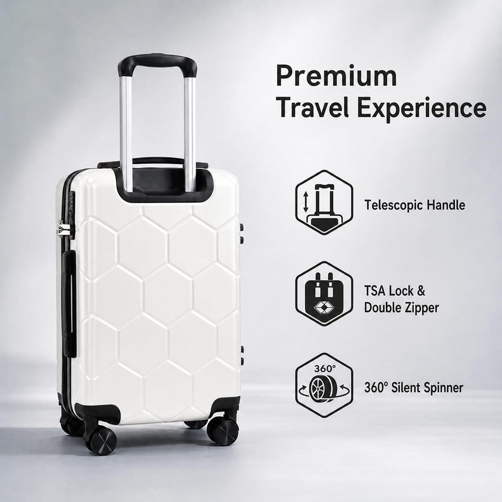 20 Inch Hardshell Expandable Carry On Luggage with TSA Lock E5429