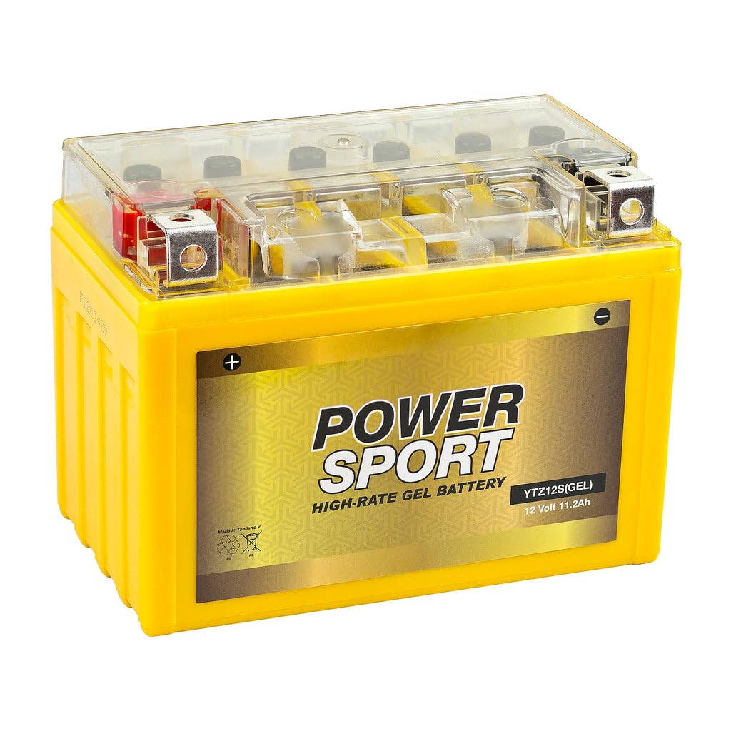 12V 11.2Ah 200 CCA GEL Motorcycle Battery with Nut & Bolt Terminals I323766