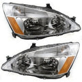 Headlight Set Left Right Clear Lens C3881