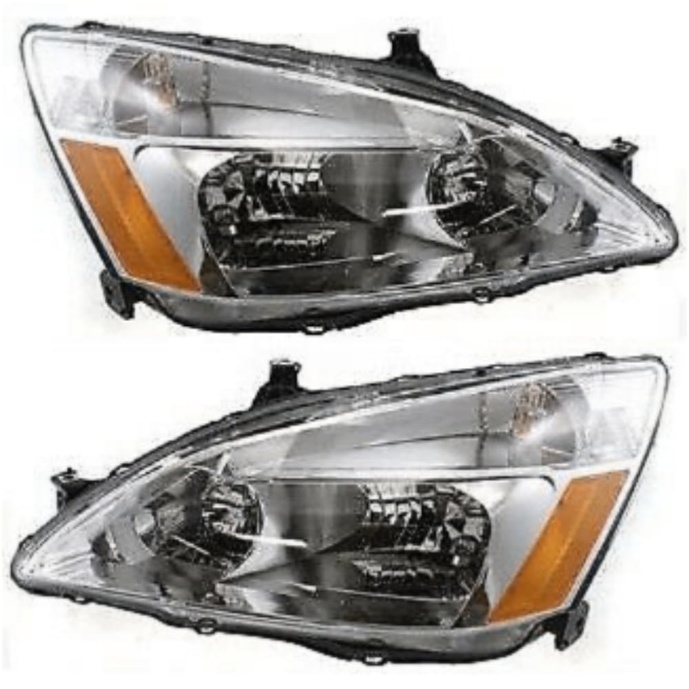 Headlight Set Left Right Clear Lens C3881