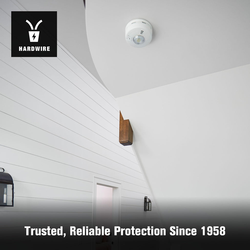 Hardwire Combination Smoke & Carbon Monoxide Alarm with LED Strobe K137
