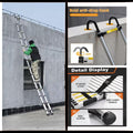 Aluminum Telescopic Ladder with Hooks S255515