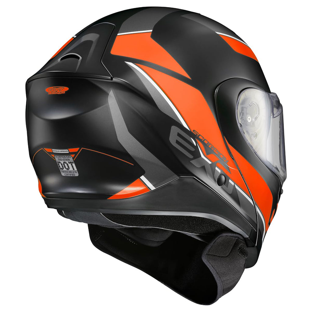Orange Large Modular Snowmobile Helmet G848