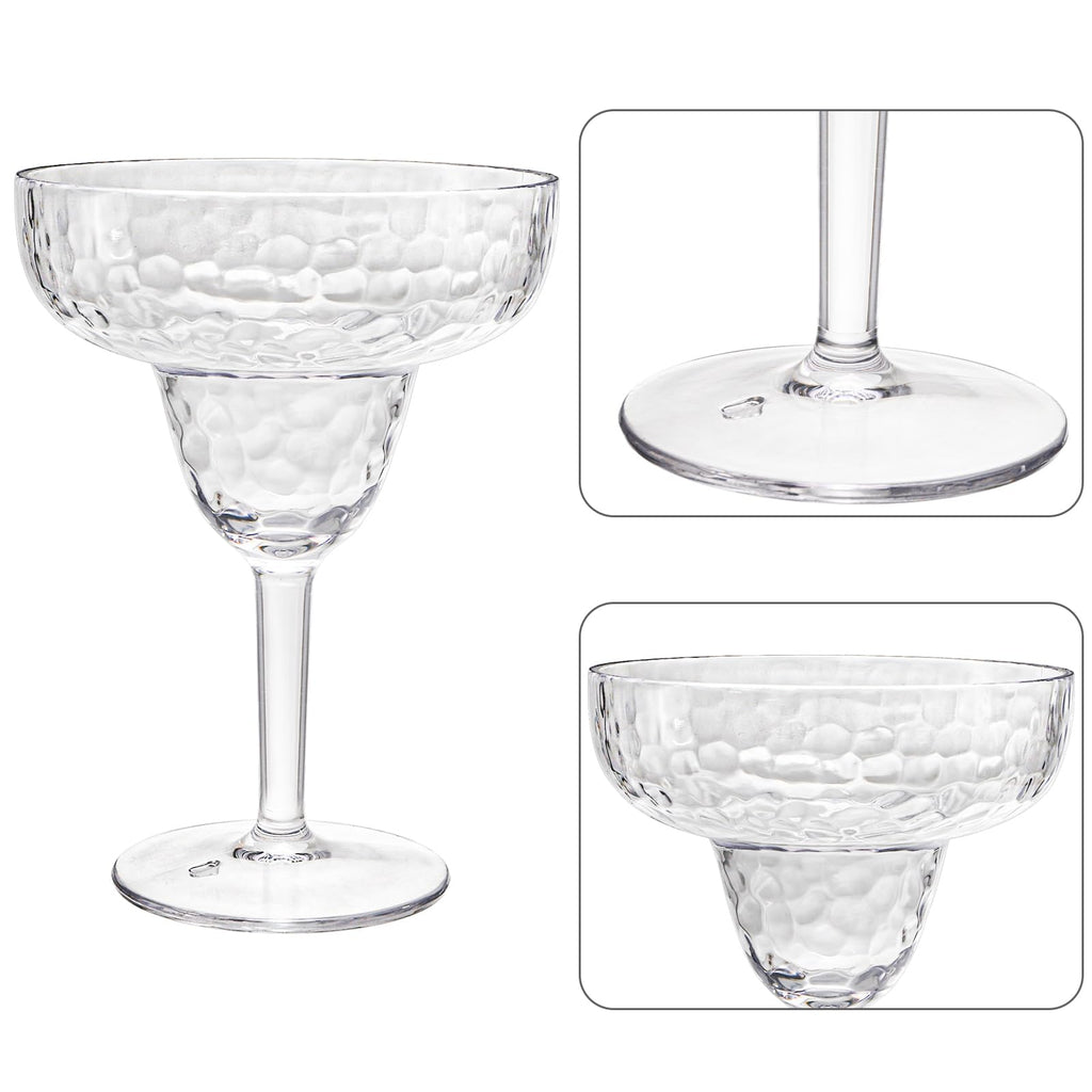 6 Pack 13 OZ Acrylic Stemmed Glasses W499583