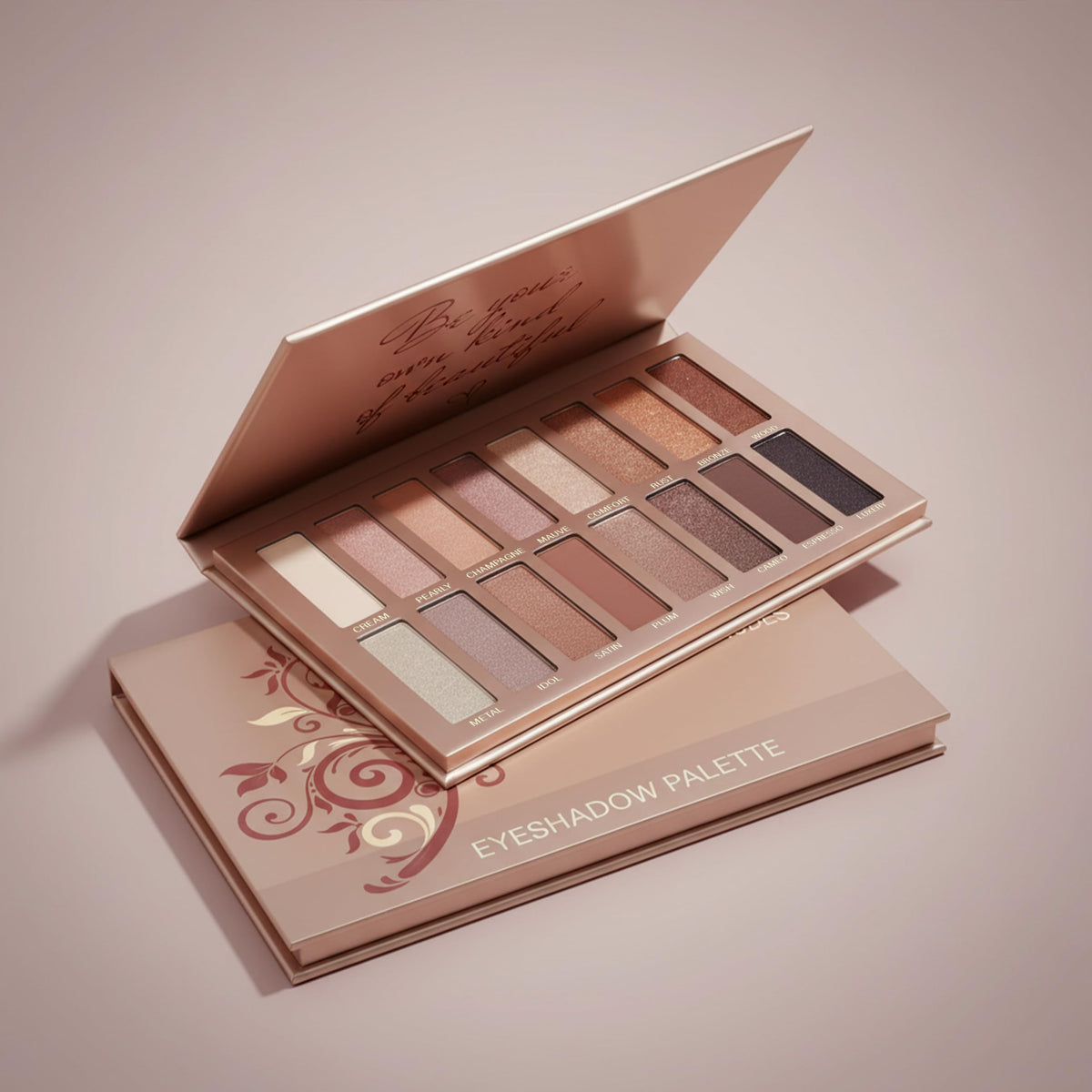 16 Soft Nude Shimmer & Matte Eyeshadow Palette L24321