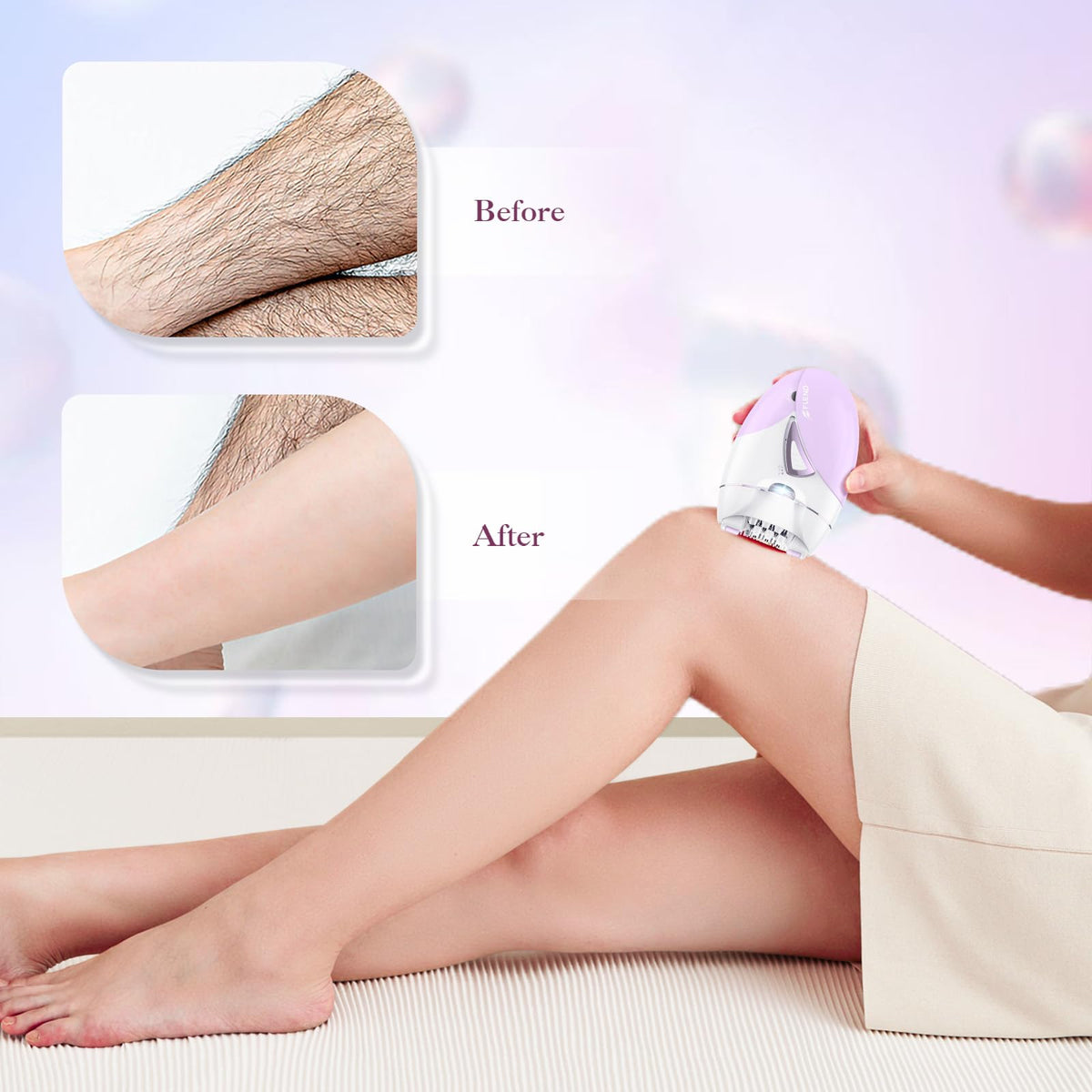 2-Speed Adjustable Epilator with 36 Tweezers D675348