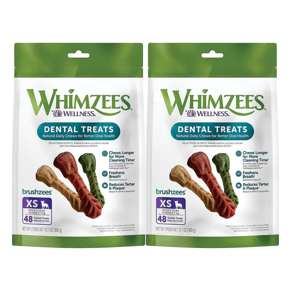 Natural Grain-Free Dental Dog Treats Variety Pack H5297