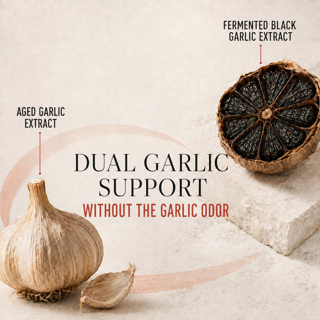 Aged Garlic Extract & Fermented Black Garlic Extract Softgels K661