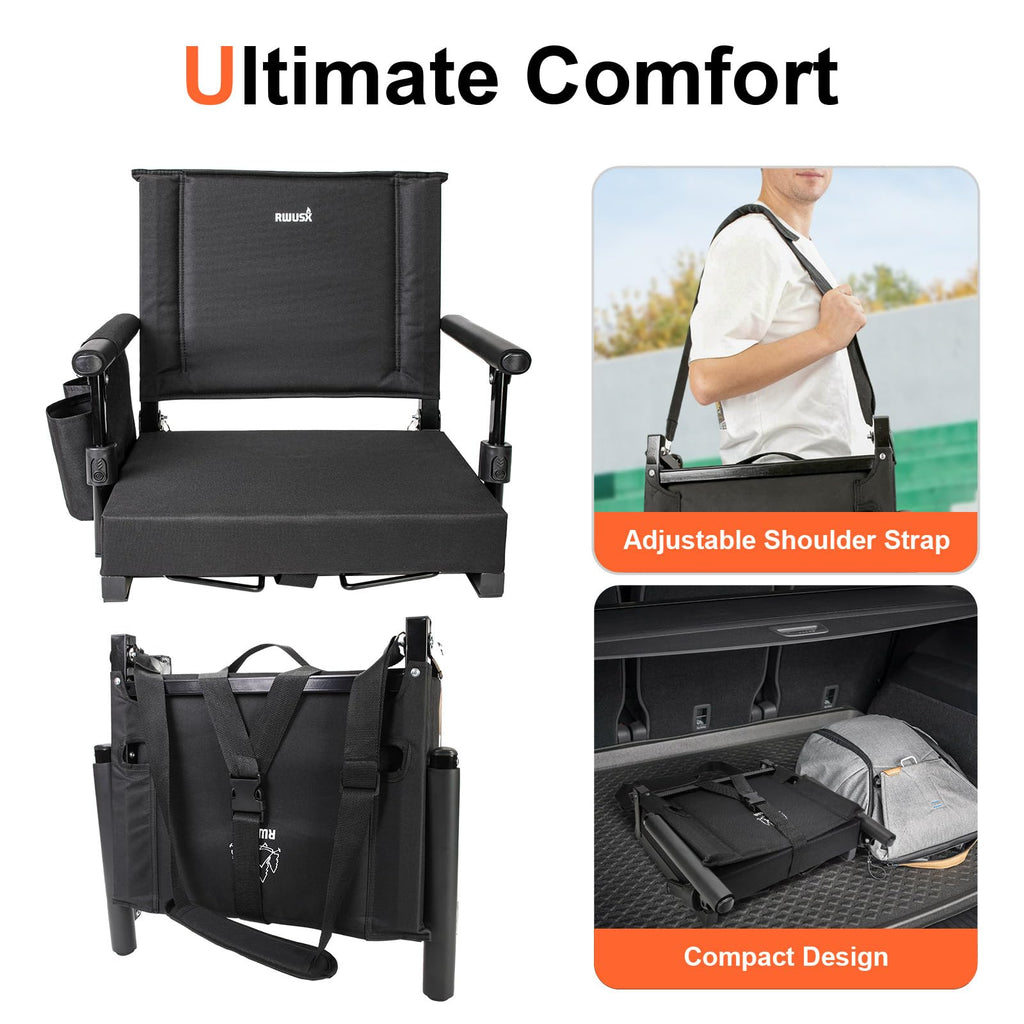 Padded Stadium Seats with Back Support C82104