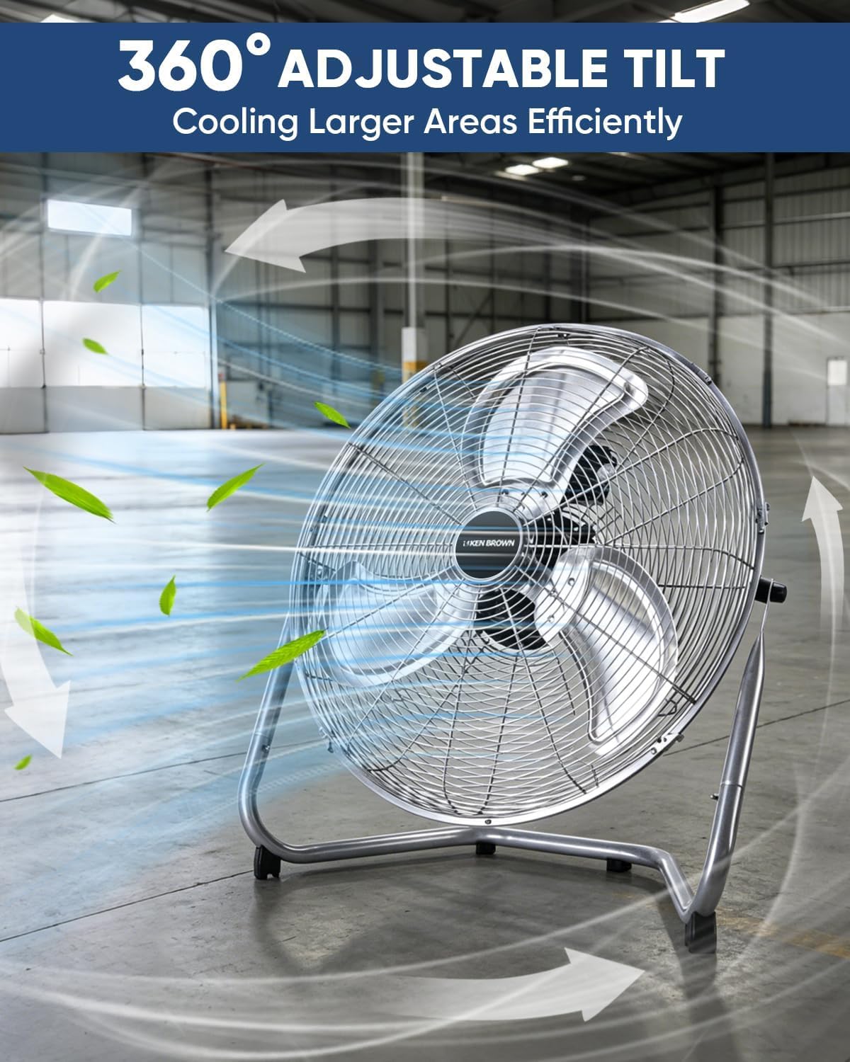 20 Inch 3 Speeds High Velocity Box Fan A573