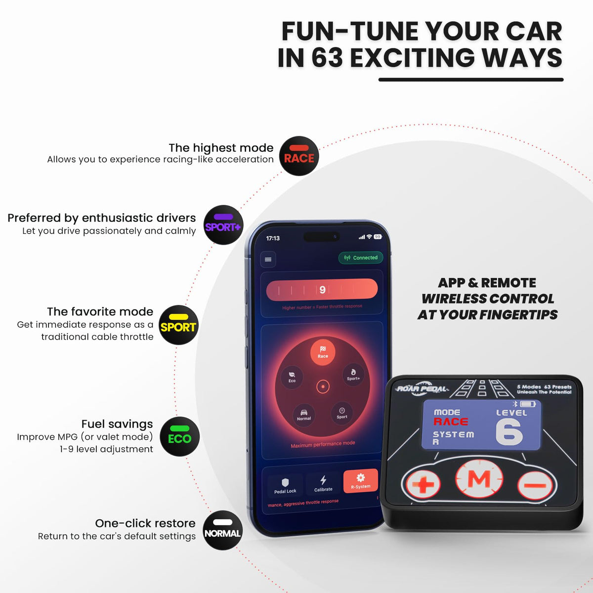 Throttle Response Controller with Remote W3463