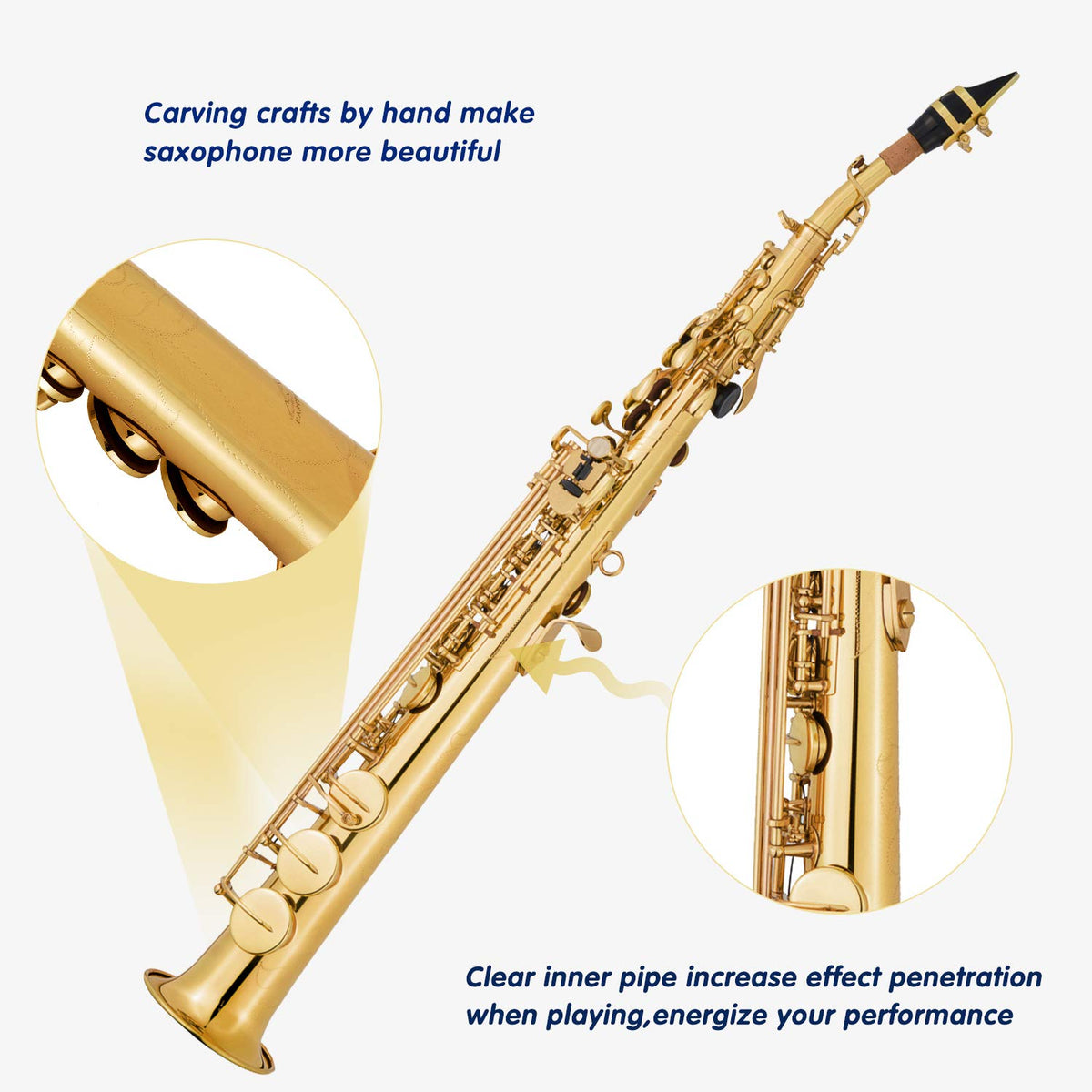 Bb Straight Soprano Saxophone P765595