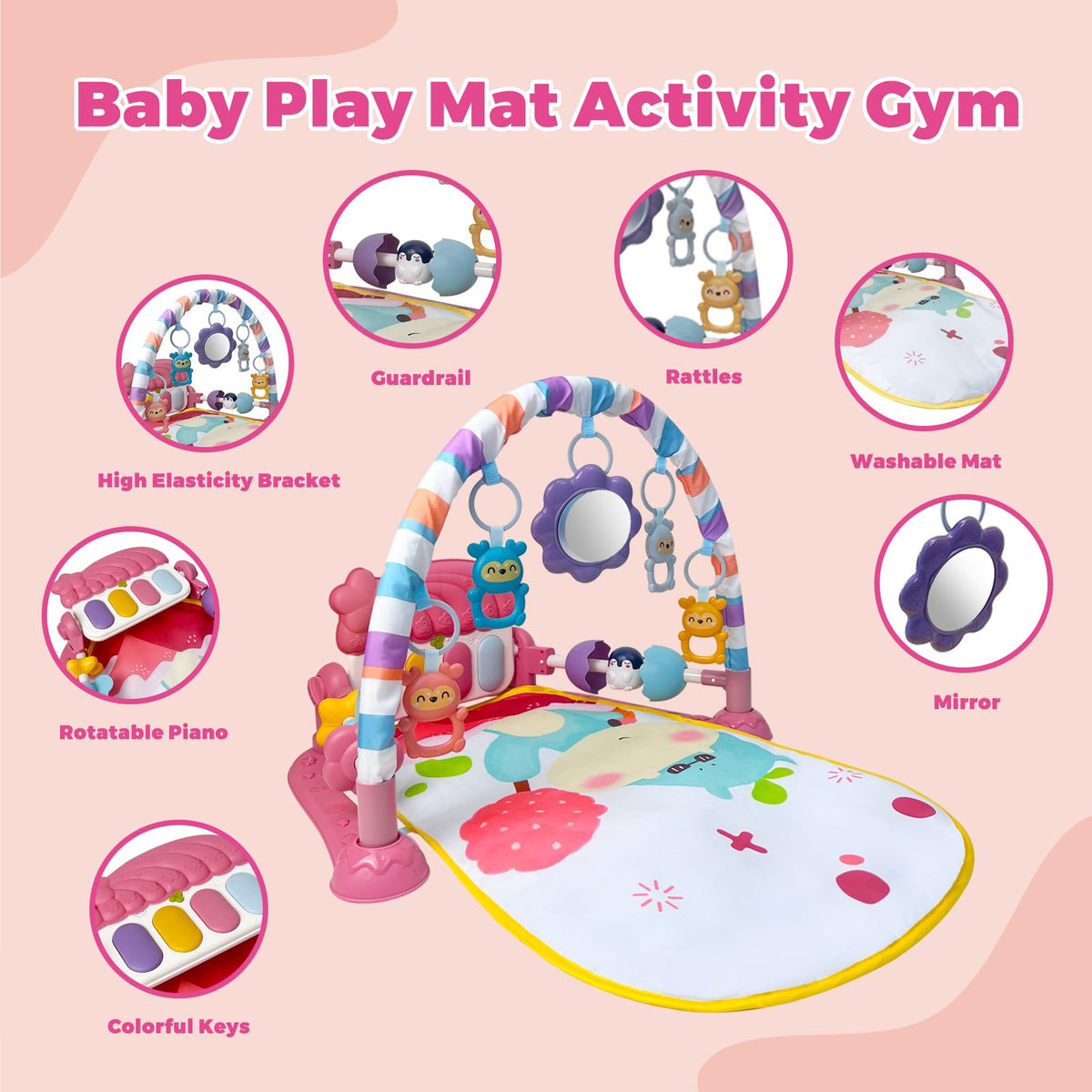 Baby Gym Play Mat and Bath Toys Z83278