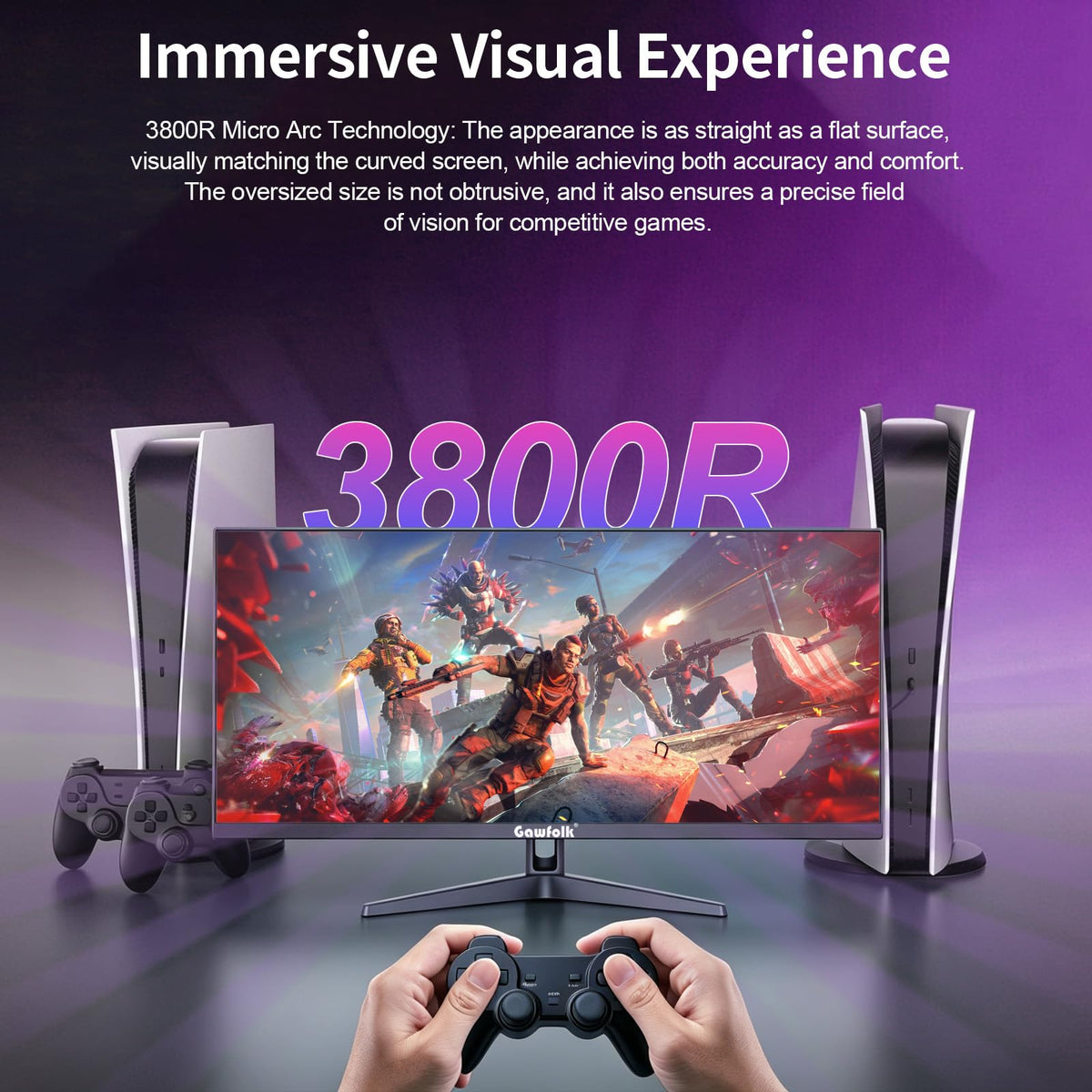 34 Inch Curved 100Hz WQHD Monitor with Speakers K94272