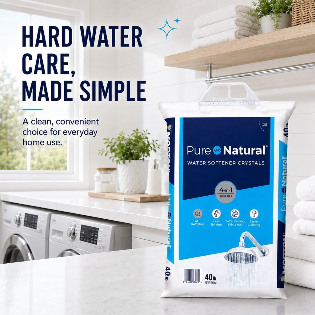 Pure Water Softener Salt Crystals 40 lb Pack of 4 J7940