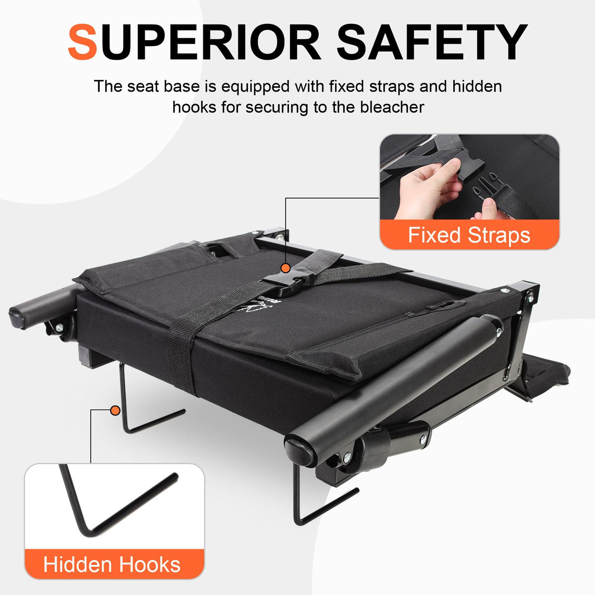 Padded Stadium Seats with Back Support C82104