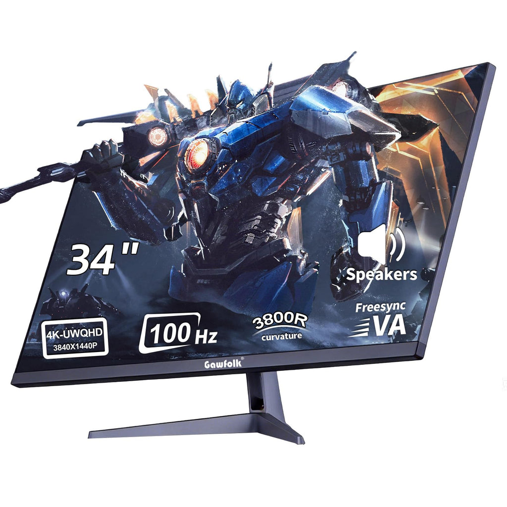 34 Inch Curved 100Hz WQHD Monitor with Speakers K94272