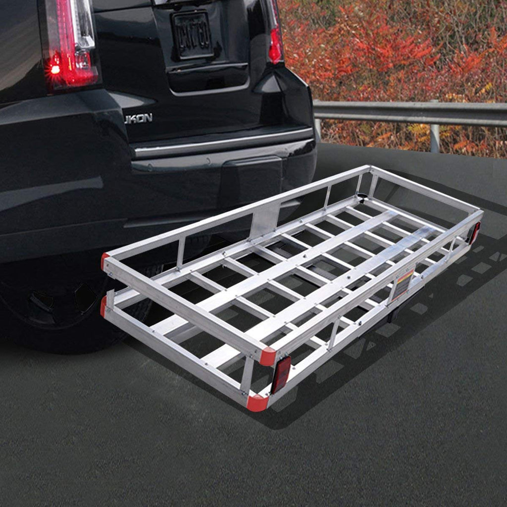 Aluminum Hitch Mount Cargo Carrier 60" x 22" 500LBS Q76839