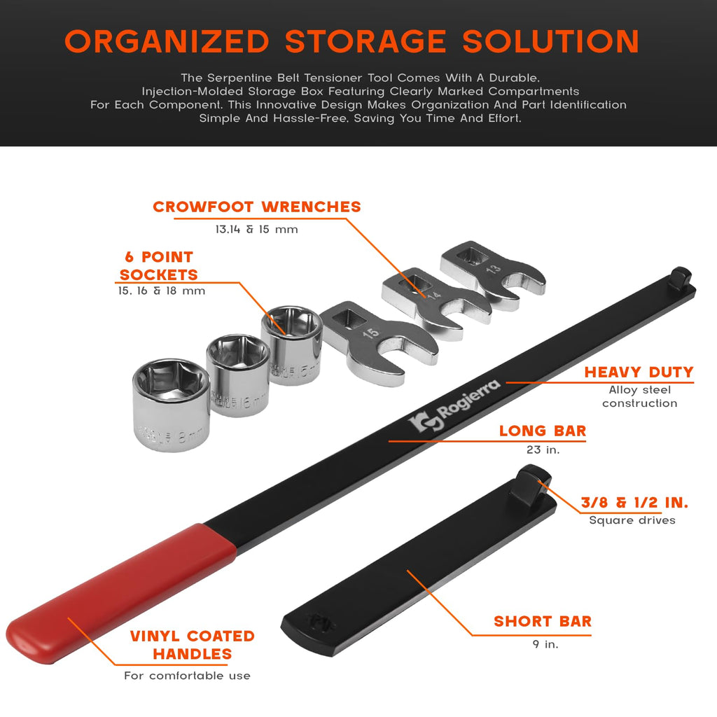 Universal Serpentine Belt Tool Kit, 8PCS Y775418