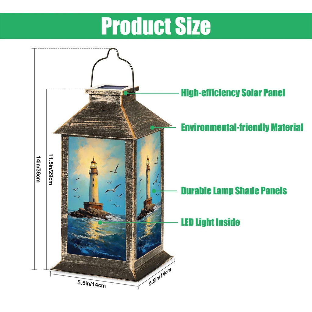 Waterproof Solar Powered Hanging Lantern U67549