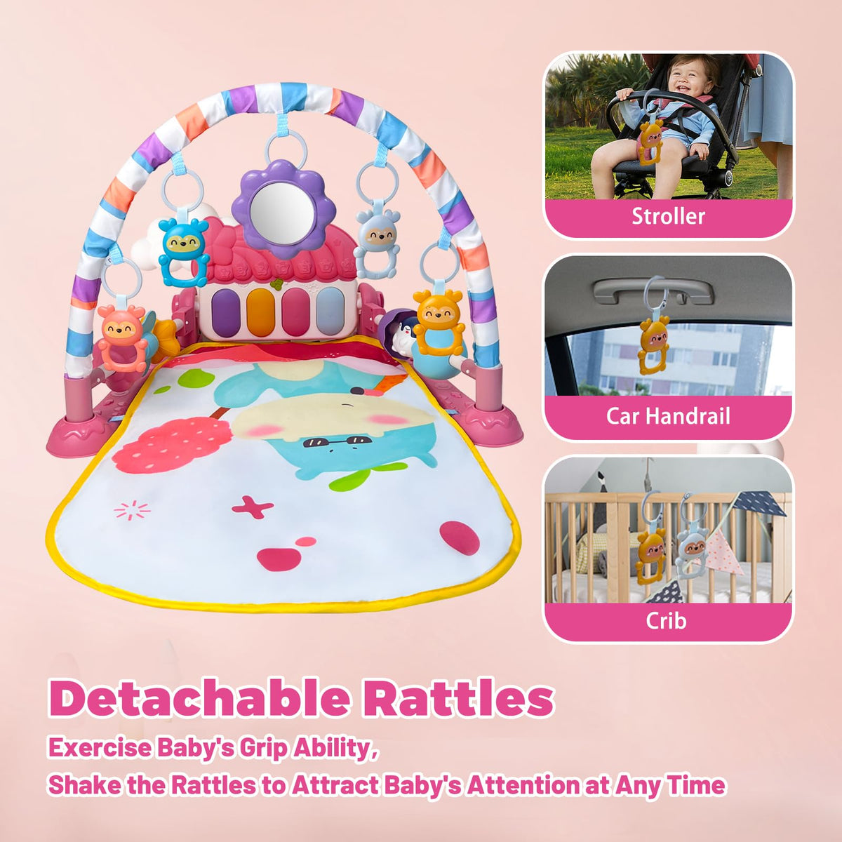 Baby Gym Play Mat and Bath Toys Z83278