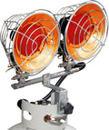 Infra-Red Double Burner 30,000 BTU Tank Top Outdoor Heater D536385